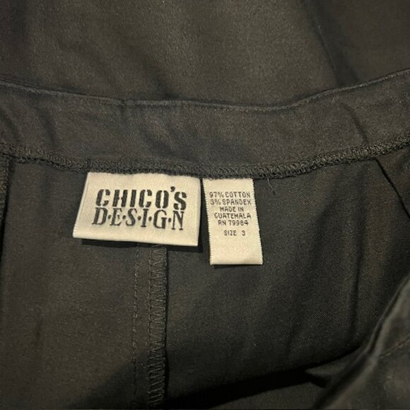 Chico's Design Black Dress Pants Size XL/16 - Picture 9 of 9
